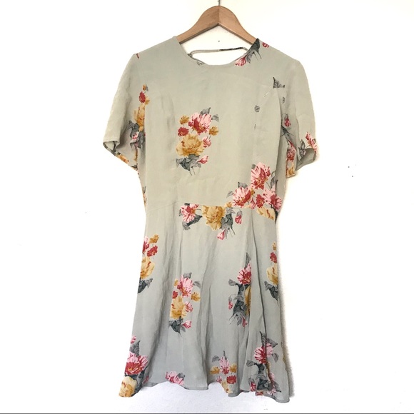 Privacy Please Henson Dress in Mint Floral Dress L - Picture 4 of 11